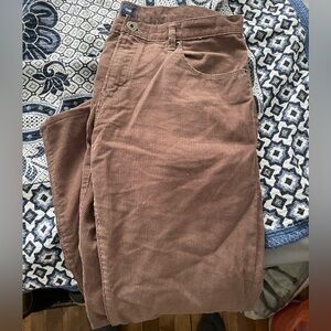 Vintage 90s GAP brown corduroy pants 33x30
